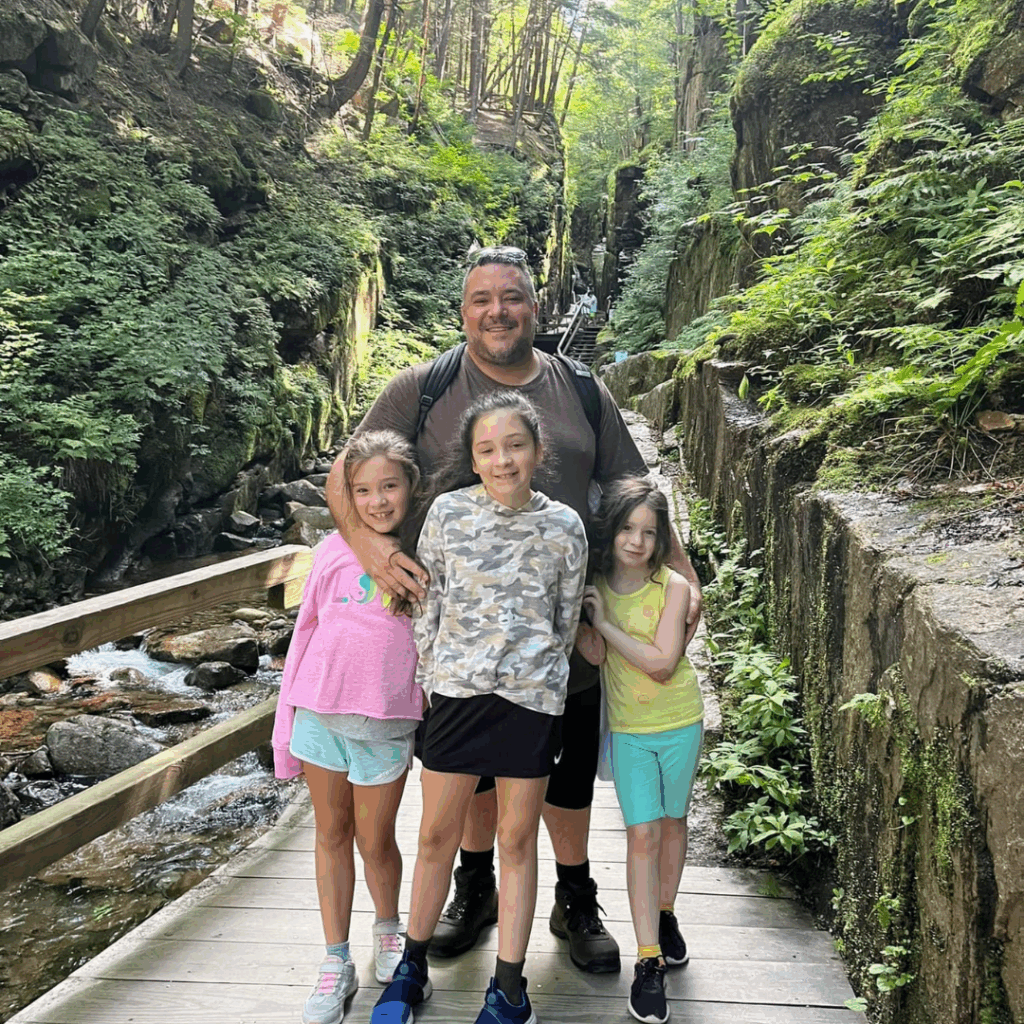 ohDEER franchise owner Jay Lodi with his daughters 