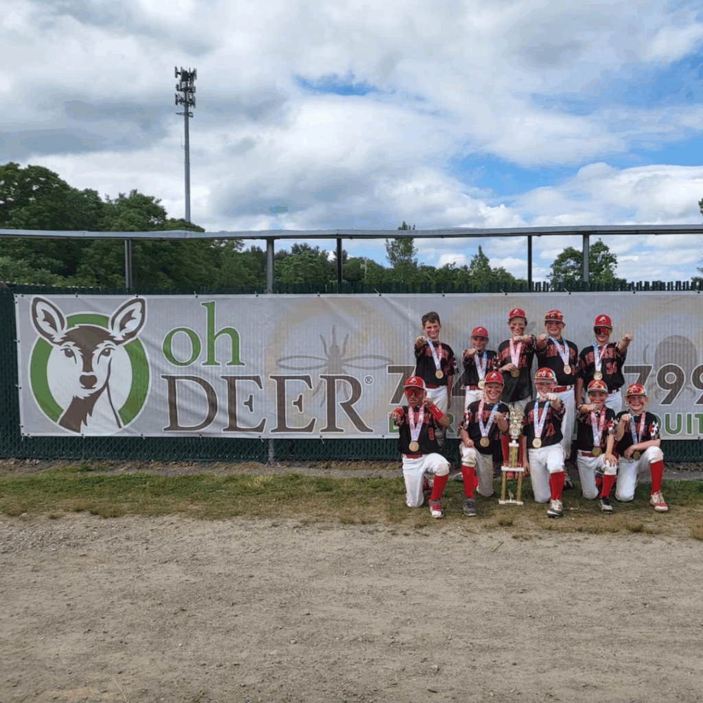 ohDEER sponsored baseball team