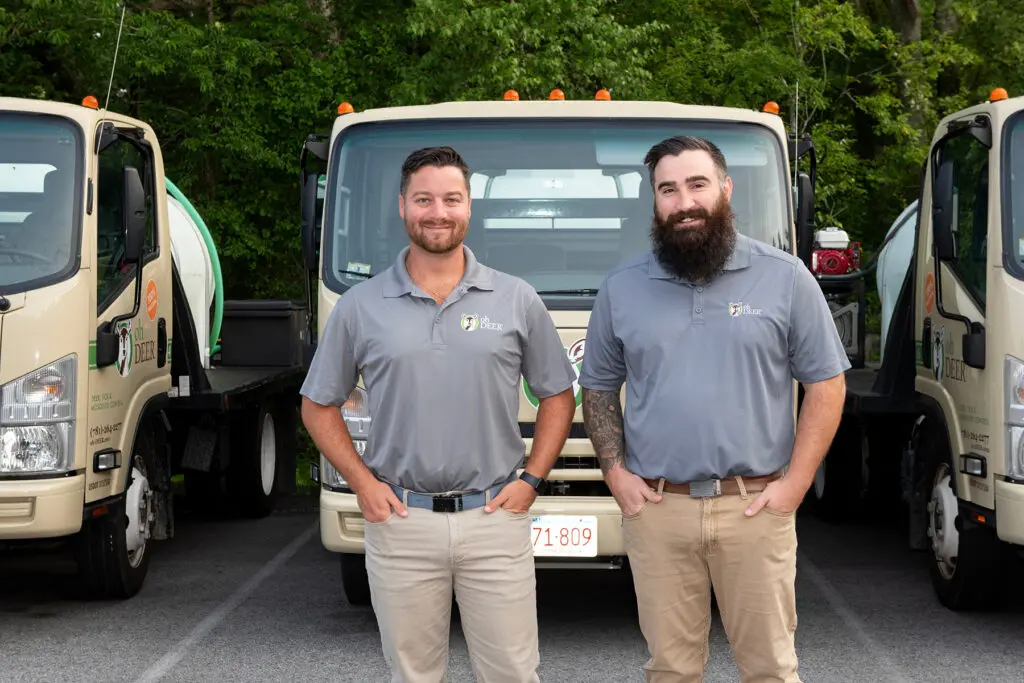 Dave Mulachy owner of ohDEER South Shore and Cape Cod with General Manager Zach Sarro.
