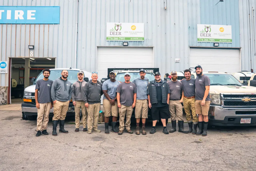 ohDEER Southeastern MA & Northern RI technicians in front of shop in Attleboro MA