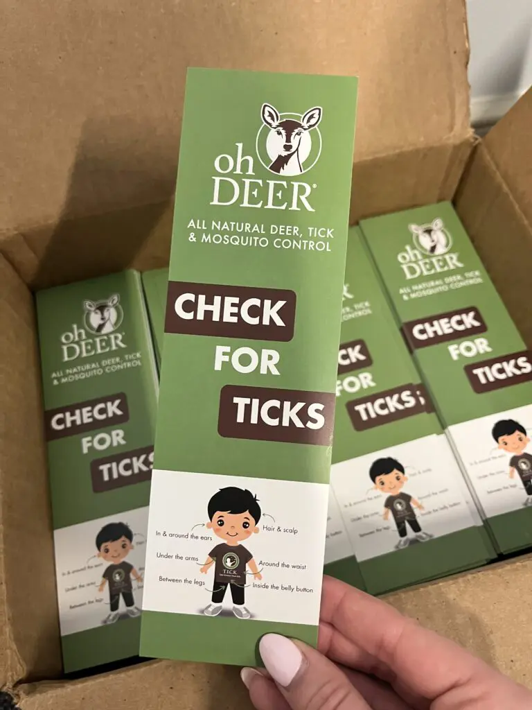 ohDEER tick check bookmarks 