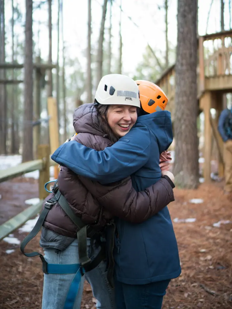 ohDEER team members hugging 