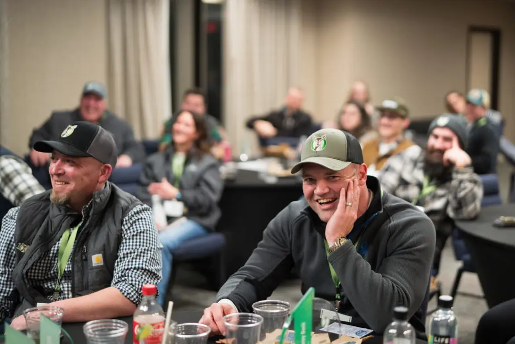 ohDEER franchisees smiling and laughing 