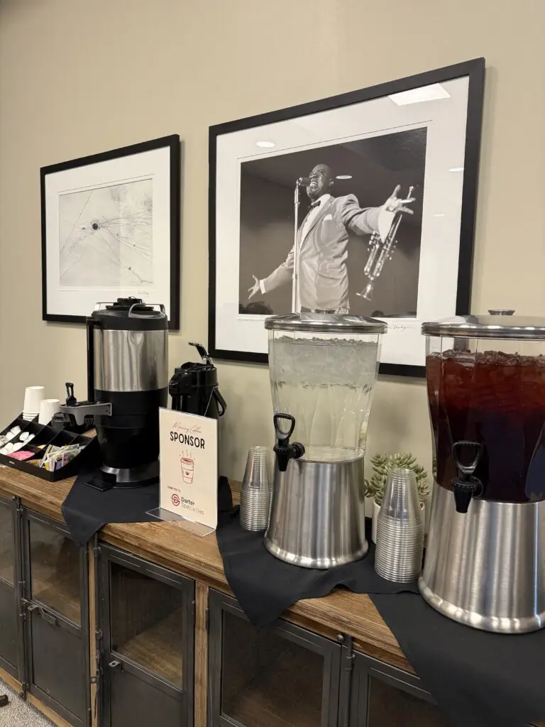 ohDEER annual event morning coffee sponsorship from darter specialties 