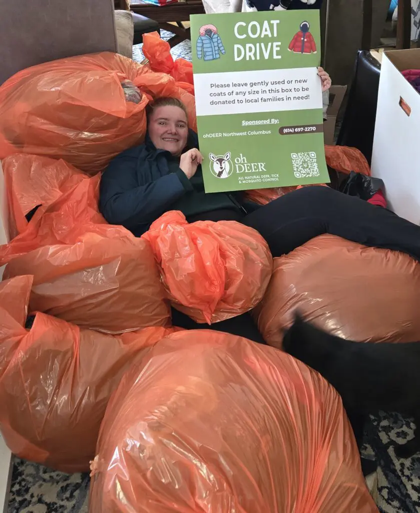 sarah lucco coat drive