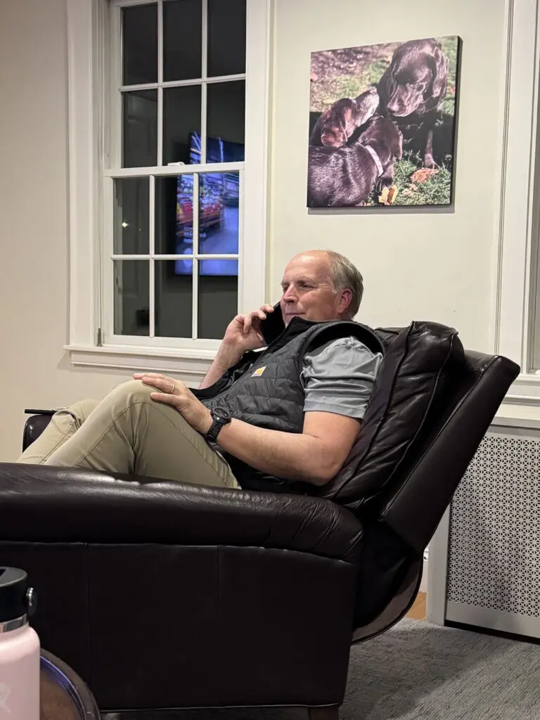 kurt upham on the phone