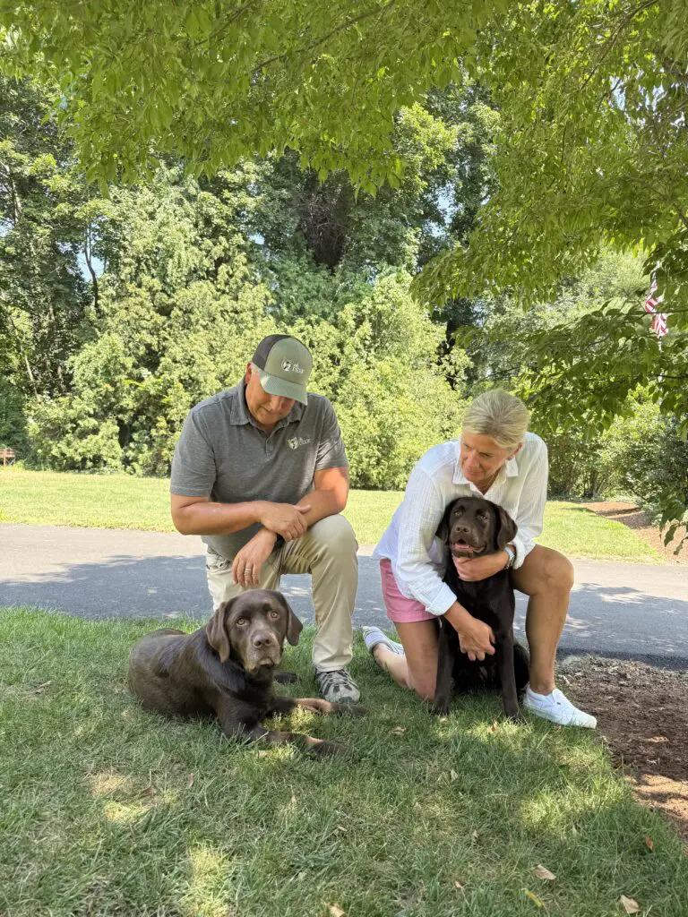 kurt and colleen upham with dogs 