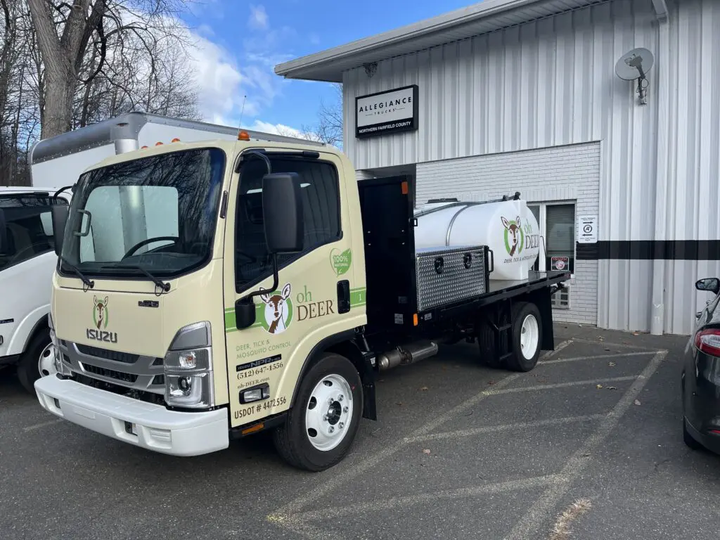 ohDEER all natural tick & mosquito control spray truck 