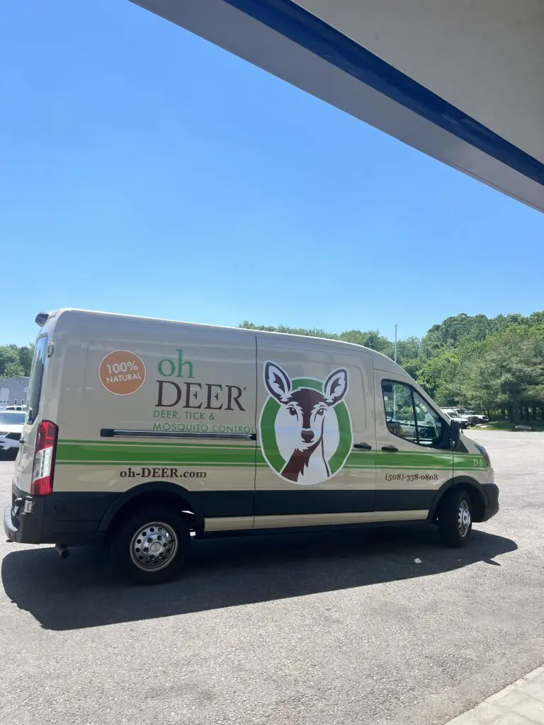 ohDEER all natural deer control van 