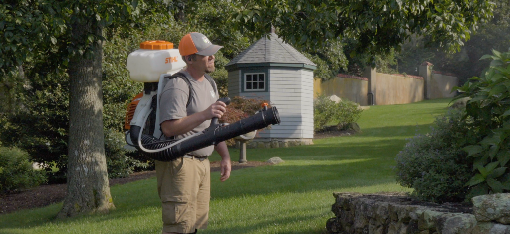 spraying all-natual deer control 