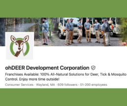pest control franchise LinkedIn presence