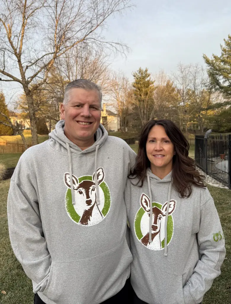 rob and rachel jenkins in ohdeer branded apparel 