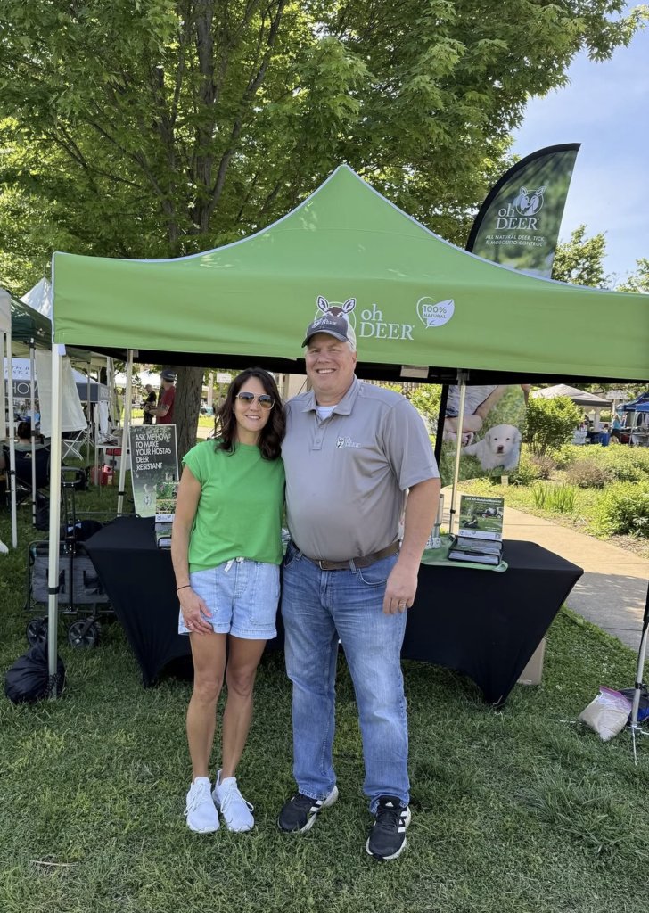 rob and rachel jenkins at community event 