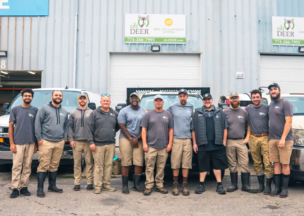 ohDEER Southeastern MA & Northern RI team in front of shop